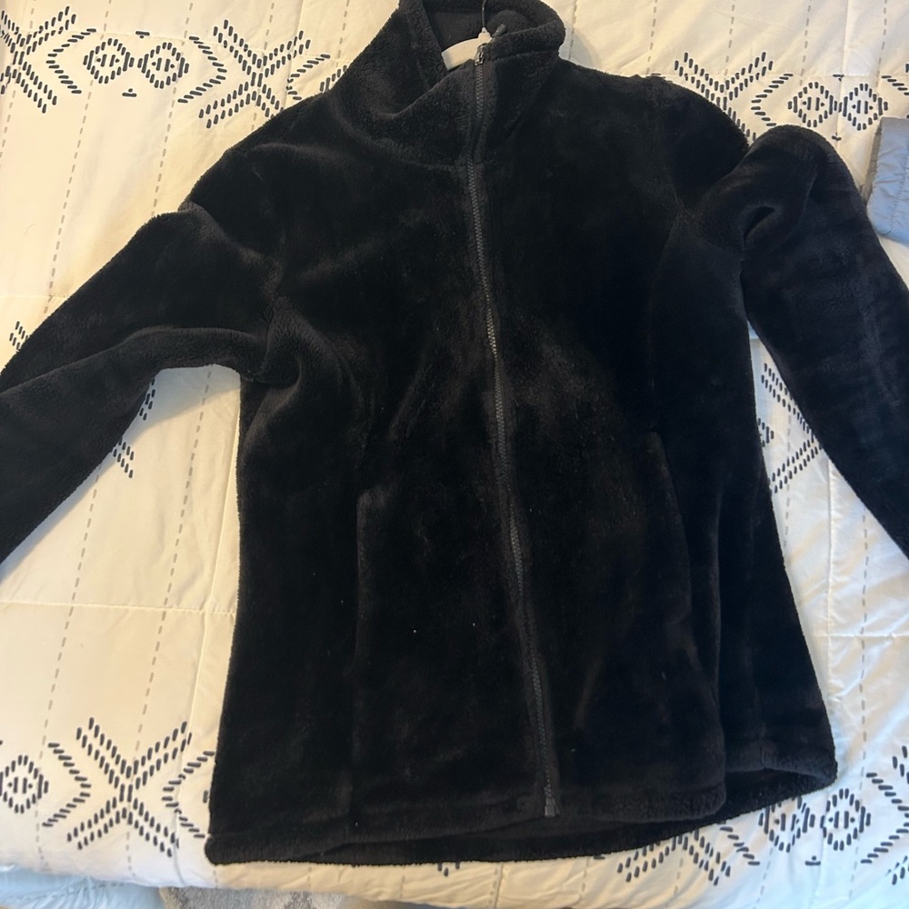 Cozy Black Fleece Jacket